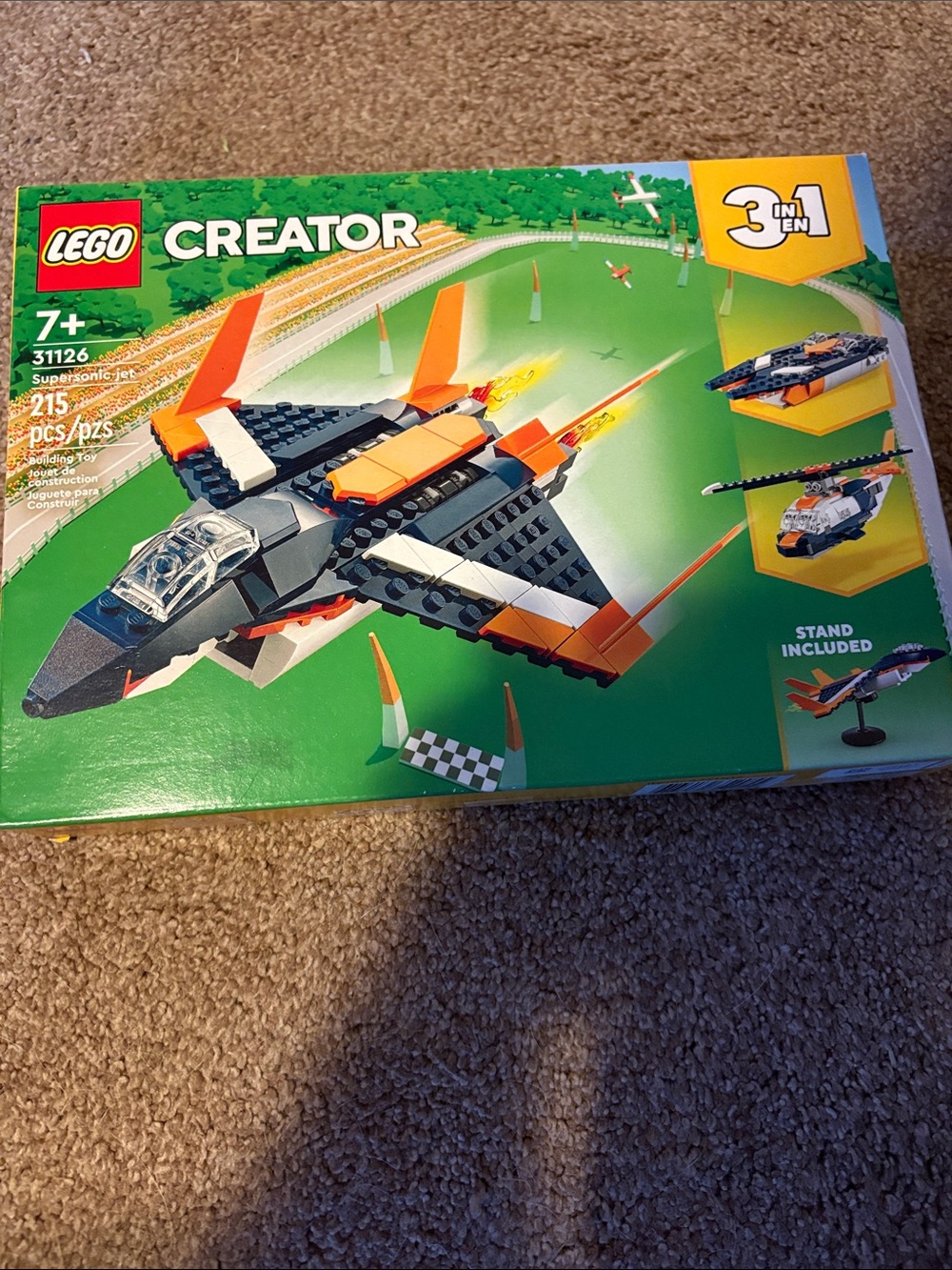 LEGO Creator 3-in-1 Supersonic Jet Toy - 31126